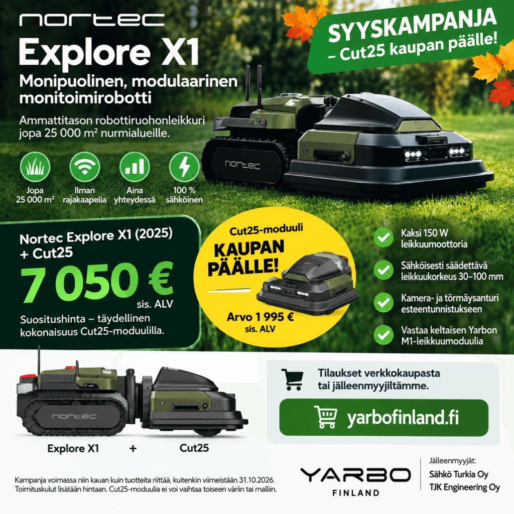 Explore X1 + Cut25 nyt 7 050 € – Cut25-moduuli